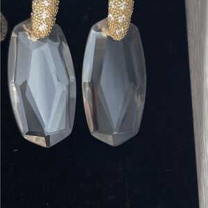Kendra Scott Gold and Gray Earrings